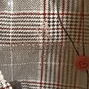 NWT URBAN REPUBLIC 100% polyurethane wine black & white jacket S 10/12